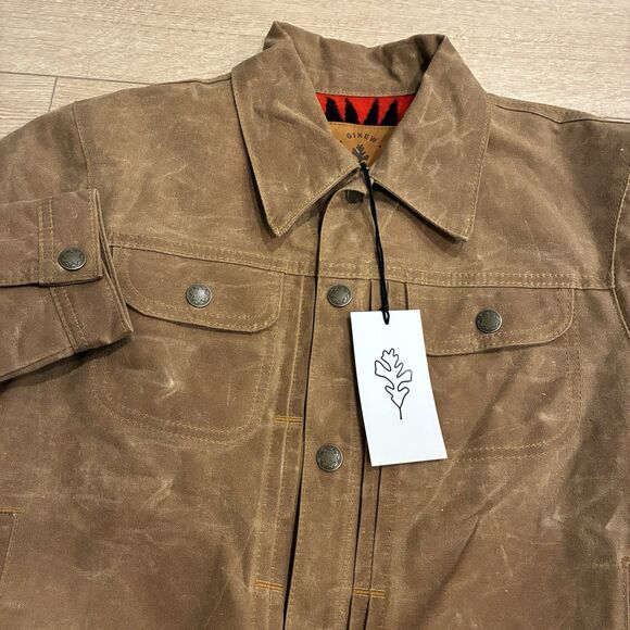 Ginew Jackets & Blazers - NWT Ginew x Pendleton Women’s Legends Niizhoo Coat Leather Wool Lined Size M